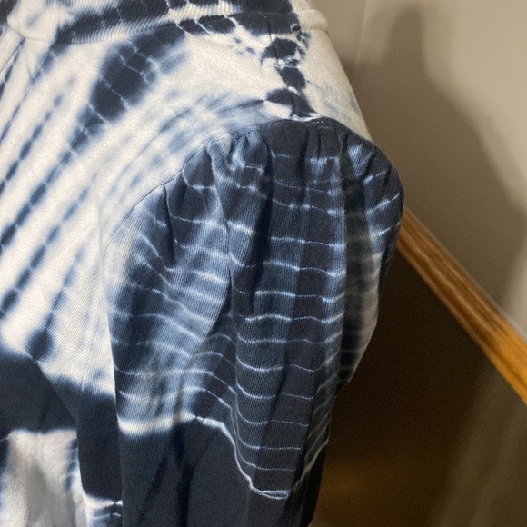 Who what wear navy blue & white tie dye crewneck sweatshirt size XL - Picture 3 of 7